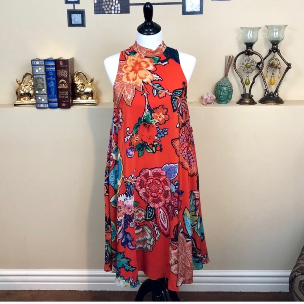 Anthropologie Maeve Larkhill Floral Swing Dress XS - Picture 5 of 8